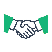 Meet the team - property Buyers shaking hands